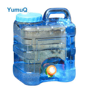 Seau en plastique YumuQ de 10 à 20 litres (5 gallons) pour le camping, la cuisine, les pique-niques, les barbecues, <span class=keywords><strong>avec</strong></span> <span class=keywords><strong>robinet</strong></span>, pour l'eau potable - Product Image 4