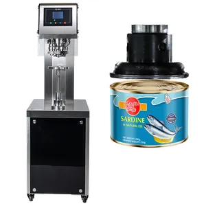Fish Canning Machine Manual Sardines Tin Can Seamer Machine For Food Container Sealer