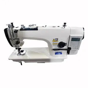 Máquina de coser de alta velocidad para ropa, WD-7770-D3 industrial, con doble aguja, automática, con cortador lateral