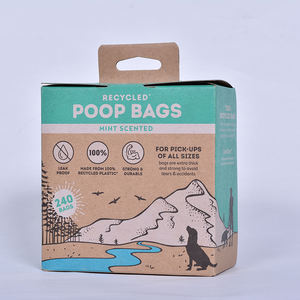 Custom Eco-Friendly Luxury Unscented Biodegradable Waterproof Durable Poop Bags for Dogs with EPI and Handle - Product Image 1