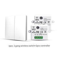 Interruptores de Control Remoto Autoalimentados AC85-240V para Iluminación Inteligente, Controlador WIFI Inteligente para Electrodomésticos Inteligentes