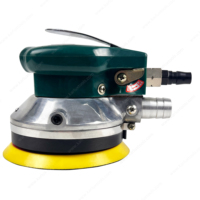 5Inch 125mm Self-generated Vacuum 5mm Orbital 10000RPM High Speed Industrial Pneumatic Palm Sander Model HDASG550SV 1-Year