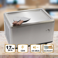 WEILI Machine à rouler la crème glacée automatique en acier inoxydable à usage domestique OEM/ODM personnalisé