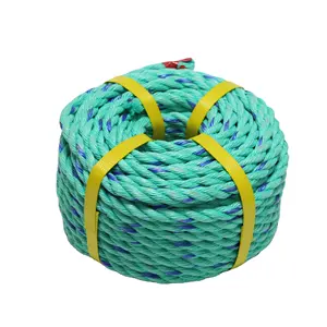Industry Wear Resistant PP Danline Polysteel Rope For Fishing And Aquaculture 10MM 12MM 16MM 18MM 22MM