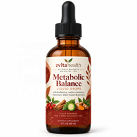 Gouttes liquides de berbérine à marque privée, formule personnalisée avec cannelle de Ceylan et chrome, 100 mg, 2 ml