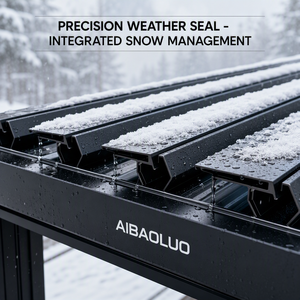 <span class=keywords><strong>Pergola</strong></span> à toit motorisé à lames orientables Elite pour <span class=keywords><strong>chalet</strong></span> de ski de luxe, terrasse en montagne, testée pour charges de neige importantes, véranda hivernale - Product Image 6
