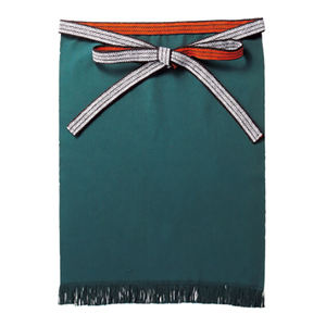 Delantal de Tela de Color Verde de Talla Única para Adultos, Estilo Japonés, para Limpieza del Hogar - Product Image 1