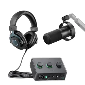 Fifine BM800 microfono a filo microfono professionale Studio di registrazione schede Audio trasmissione in diretta Mixer Audio scheda Audio USB Live Stream