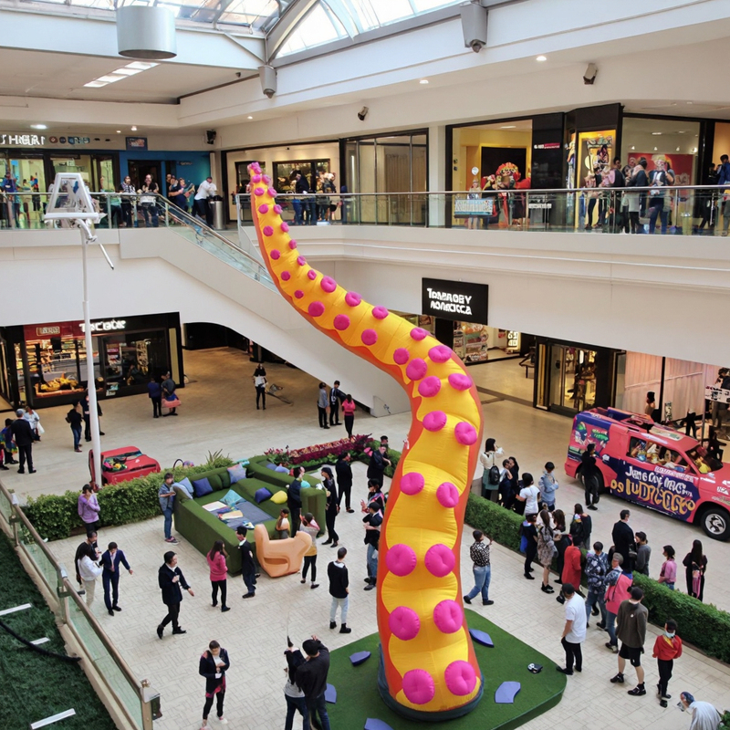 Hanging Inflatable Squid Octopus Sea Monster