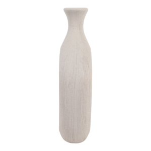Vaso in Ceramica Ovale con Ritagli, Alto, Moderno, Decorativo per Soggiorno, Camera da Letto, Ufficio, Tavolo d'Appoggio - Product Image 4