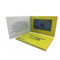 Cartes cadeaux vidéo LCD, cartes de vœux vidéo personnalisées, impression de cartes de vœux en papier