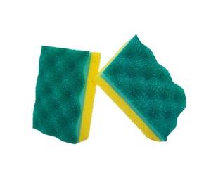 Gỗ tự nhiên bột giấy miếng bọt biển Scrubber cellulose làm sạch pad sinh thái thân thiện mềm thấm bền nhà bếp rửa sạch khối - Product Image 1