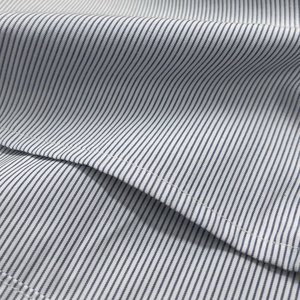 Custom Streetwear Embroidery Applique <b>T</b> <b>Shirt</b> Design Striped <b>Button</b> Up Polo <b>Shirt</b> Oversized Double Layer <b>Long</b> <b>Sleeve</b> <b>T</b>-<b>shirt</b> - Product Image 5