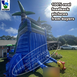 Toboganes acuáticos inflables personalizados para adultos, toboganes gigantes para Parque Acuático comercial - Product Image 3