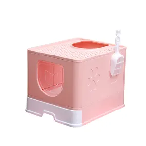 Most Popular Pet Products Clean Plastic Tray Simple Cute Litter Box