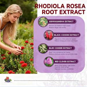 निजी लेबल प्राकृतिक रजोनिवृत्ति का समर्थन करता है अश्वगंधा, लाल क्वर, गर्म चमक के लिए काले कोहोश, मूड और नींद - Product Image 6