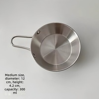 Bol mélangeur en acier inoxydable MIXWARES avec poignée antidérapante, bols de qualité alimentaire pour salade, fruits, collations, cuisine