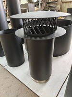Cheminée suspendue de fabrication chinoise, autoportante, en bois et acier, pour intérieur, maison, villa, hôtels, chauffage au feu réel, bois de chauffage suspendu