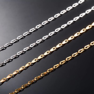 Collier ras du cou unisexe en acier inoxydable de 2,2 mm, chaîne à maillons, couleur or/argent, accessoires de bijoux tendance pour les fêtes - Product Image 6