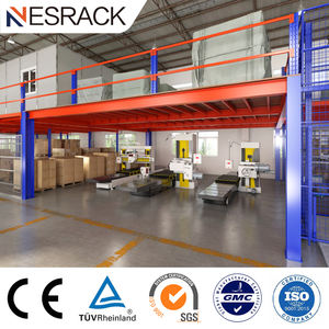 工業用スチールプラットフォームメザニン床ラッキングシステム倉庫ラックと棚メザニン収納棚 - Product Image 6