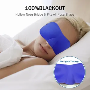 Low Price No Seamless Pressure Stereo 3D Contoured 100% Blackout Eye Mask For Sleeping For Blocking Out Light