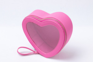Bolsa <span class=keywords><strong>de</strong></span> Cosméticos Personalizada Koncai en Forma <span class=keywords><strong>de</strong></span> Corazón, Bolsa <span class=keywords><strong>de</strong></span> Viaje para Cuidado <span class=keywords><strong>de</strong></span> la Piel con Cierre <span class=keywords><strong>de</strong></span> Cremallera, Bolsa <span class=keywords><strong>de</strong></span> Maquillaje - Product Image 5
