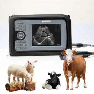 Mesin ultrasound portabel, alat periksa medis dokter hewan pemindai ultrasound hitam dan putih dengan <span class=keywords><strong>probe</strong></span> rektal - Product Image 3