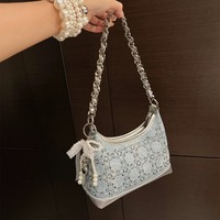 Sac à bandoulière de luxe léger pour femme, nouvelle collection haut de gamme, avec chaîne et fermeture éclair, petit format polyvalent
