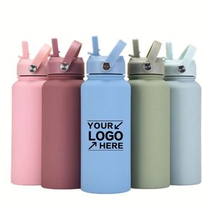 Botella de Agua Deportiva de Gran Capacidad, Libre de BPA, Tapa Antiderrames, para Fitness, Senderismo, Actividades al Aire Libre, Solución de Hidratación Duradera - Product Image 1
