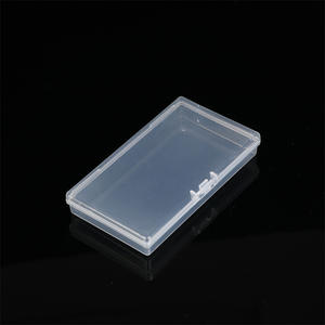Boîte de rangement en plastique transparente rectangulaire vide transfrontalière pour papeterie, matériel de pêche, composants électroniques, cartes - Product Image 4