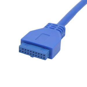 Blue 20 Pin Motherboard <b>To</b> <b>Usb</b> 3.0 Female Extension <b>Cable</b> For Computer Case Expansion Bracket - Product Image 1