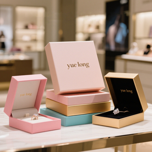 HOT Luxury Gift Box Packaging Handle Folding Custom Logo Hard Rigid Cardboard Paper Gift Boxes for Jewelry - Product Image 6