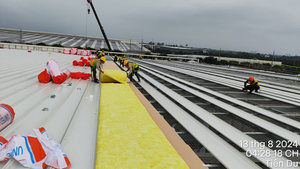 ISOKING <span class=keywords><strong>Rouleau</strong></span> <span class=keywords><strong>de</strong></span> <span class=keywords><strong>laine</strong></span> <span class=keywords><strong>de</strong></span> fibre <span class=keywords><strong>de</strong></span> <span class=keywords><strong>verre</strong></span> 12/10 densité <span class=keywords><strong>de</strong></span> haute qualité pour Steel Fame - Product Image 5