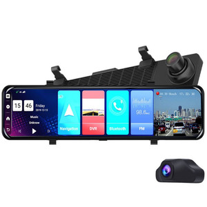 4G lte WiFi SIM 12 pollici Car dvr dash cam specchietto retrovisore Android 8.1 Dash Cam navigazione GPS ADAS Full HD 1080P car <span class=keywords><strong>black</strong></span> box - Product Image 5