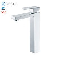 Robinet de salle de bain moderne Australie Watermark, mitigeur de lavabo à poignée unique noir mat
