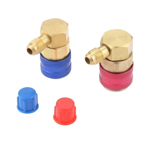 R12 & R134A A/C Manifold Gauge Set | With Quick Coupler Adapters & 1/2" ACME Fittings | 3ft Hoses | New Open Box