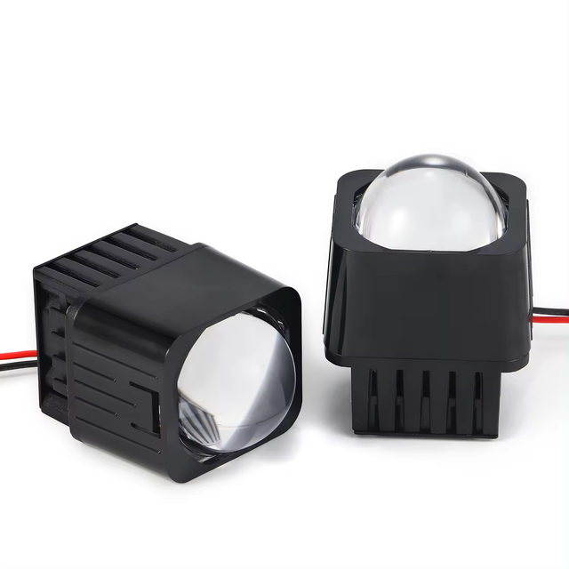Gpne General Purpose High Beam 30W Mini Projector Lens Bi LED matrix Lens Module Laser Fog Light 1.5-inch Lens Headlights