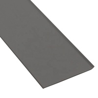 Moderne Flexible PVC Umweltfreundliche 2mm Dicke Cove-Former Fußleisten-Verkleidungsplatte in Schwarz für Apartment- und Hotelböden mit Teppich