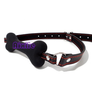 Bola de silicona Doggy Bone para la boca, fetiche, bola de saliva para <span class=keywords><strong>esclavos</strong></span>, fijación oral, juguete sexual para parejas, mujeres, BDSM, restricciones. - Product Image 4