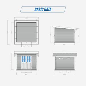 Installation facile Technologie Texture écologique légère Rangement des hangars avant Abri de <span class=keywords><strong>jardin</strong></span> extérieur en bois wpc - Product Image 5