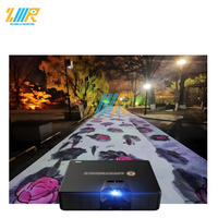 Plancher publicitaire extérieur Projection holographique sol hologramme 3d Projection interactive sol plage Projection