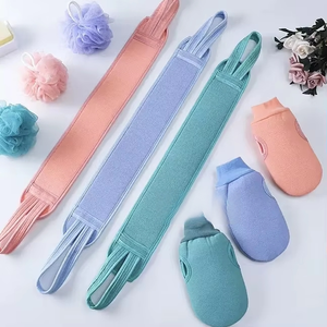 Custom Logo Exfoliating Bath Gloves Set <strong>Shower</strong> <strong>Foot</strong> <strong>Scrubber</strong> Mat Cleaner Wash Glove Remove Dead Skin <strong>for</strong> Men/Women - Product Image 6