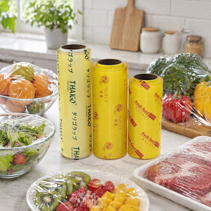 <span class=keywords><strong>Film</strong></span> alimentaire en PVC de qualité alimentaire avec design anti-buée, garde les produits au frais sans accumulation de gouttelettes d'eau à l'intérieur des réfrigérateurs - Product Image 4