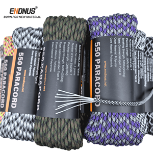 7 根内芯 4 毫米尼龙芯求生降落伞绳 Paracord 550 100 英尺 - Product Image 1