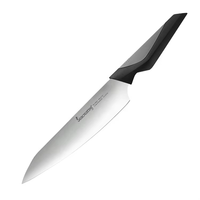 Couteau de chef de 8 pouces avec poignée en plastique Couteau de cuisine et accessoires Outil en métal durable