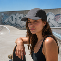 Casquette de camping pour enfants avec logo personnalisé, 5 panneaux, blocs de couleur, Gorras Para Niños, chapeau de soleil réglable pour tout-petits garçons et filles, vente en gros, usine OEM