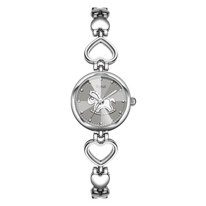 Reloj de pulsera creativo con diseño de corazón, de aleación, resistente al agua, para mujer, con movimiento de cuarzo. - Product Image 6