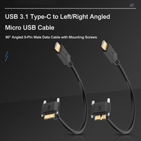 Câble de données Xput Type C 3.1 mâle vers Micro USB B mâle, 24/28AWG, triple blindage anti-interférence, compatible avec USB 2.0