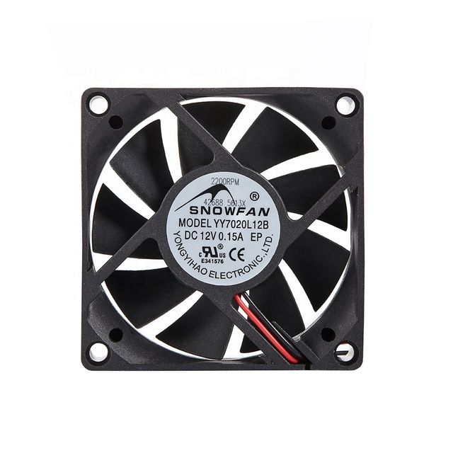 7020 Dc Cooling Fan 70x70x20mm 12v Ventilation Brushless Axial Cooling Fan Motor for Cpu Computer Case