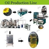 Ligne de production automatique de traitement d'huile, machine de presse d'huile d'arachide de soja